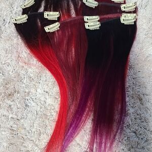 🆕️ 6 pc 16 inches long Great For Highlights ❤️ Human Hair